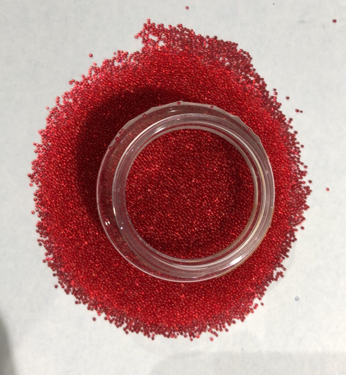 Red small beads