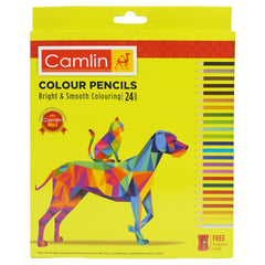 Camlin Kokuyo 4192567 24-Shade Full Size Colour Pencil Set (Assorted)