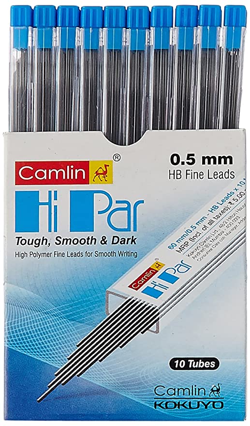 Camlin Klick Lead 0.5mm (Hb 10) - 10 Tubes