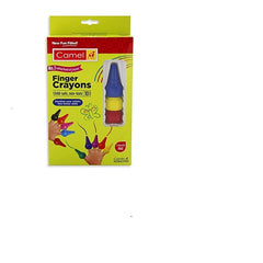 Camel Finger Grip Crayons - 10 Shades (Multicolor)