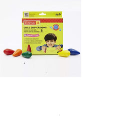 Camel Child Grip Crayon Set - Multicolor (Pack of 5)