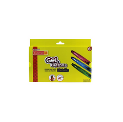 Camel Gel Crayons Metallic 6 Shades