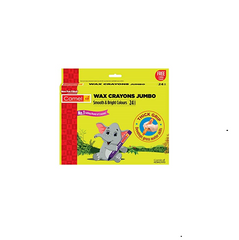 Camel Wax Crayons + 2 Glitter Shade Free - 24 Shades