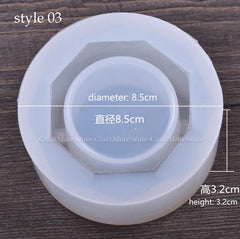 Round Ashtray silicone mould