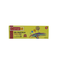 Camel Oil Pastel + Free 1 Drawing Pencil - 25 Shades