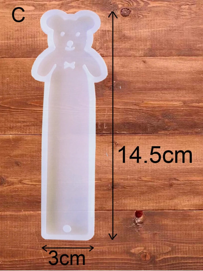 Silicone mold bookmarks