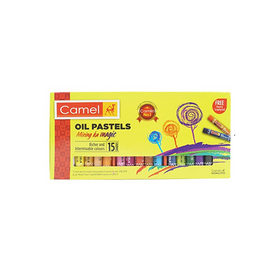 Camlin Kokuyo Oil Pastel + Free 1 Drawing Pencil - 15 Shades