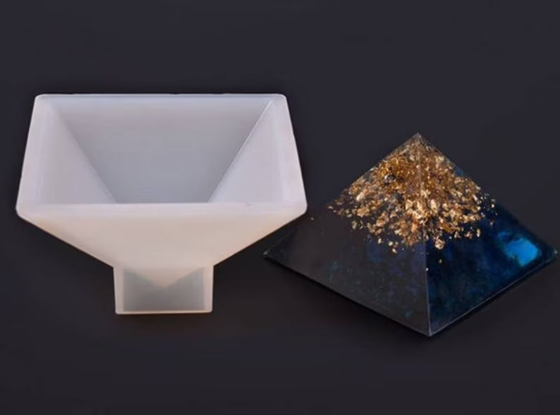 Solid triangle silicone mold for home decoration - New Pyramid epoxy resin mold - cone mould for household products Making - crafts supplies