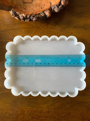 Medium wavy rectangle silicone mould