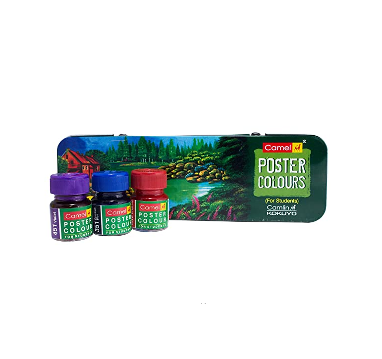 Camlin Kokuyo Student Poster Colorr - 10ml Each, 14 Shades