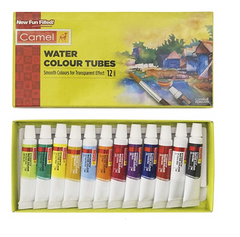 Camel Camlin Kokuyo Student Water Color Tube - 5ml Each, 12 Shades