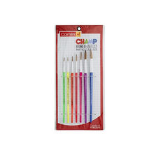 Camlin Champ Round Brush Set - Pack of 7 (Multicolor)