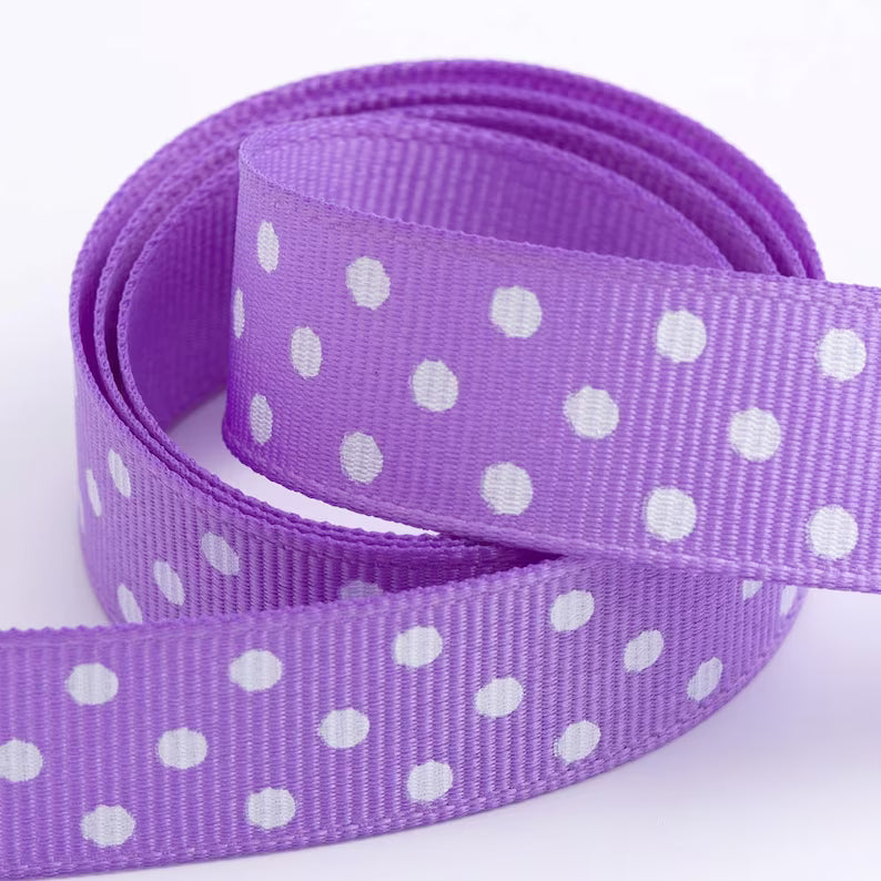 Light Purple Polka Dot Ribbon