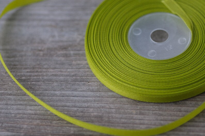 Fluroscent 6mm Satin Ribbon