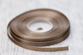 Brown 6mm Satin Ribbon