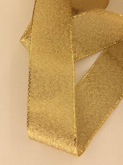 Ribbon, metallic, Golden Colour