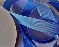 Blue Vintage 1930's-40's Grosgrain Ribbon 20mtr