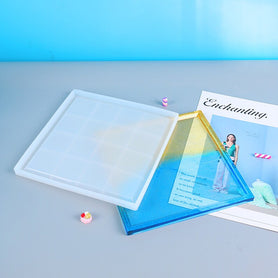 Square Tray Mold, Super Big Coaster Resin Mold, Large Rolling