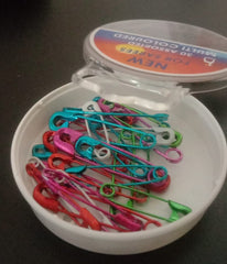 Pony Saree Safety Pins 30C Astd