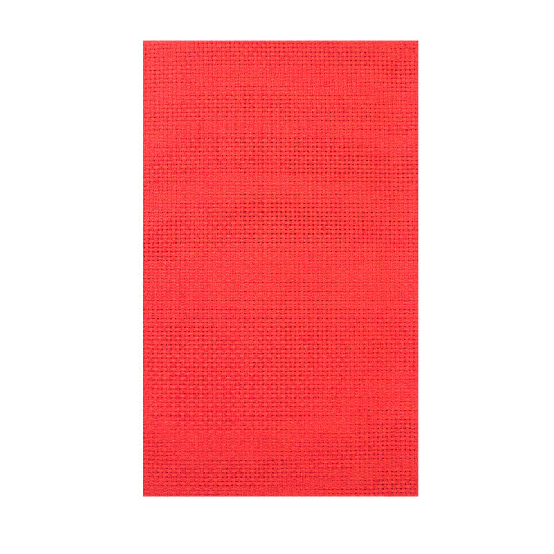PONY AIDA FABRIC - RED 38CM X 46CM -14C
