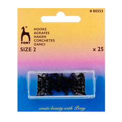 Pony Hooks 25 C Black