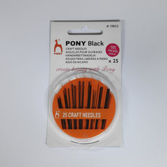 PONY BLACK CRAFT NEEDLES ( COMPACT)