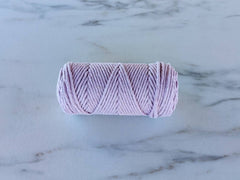 3mm Supersoft Cotton String Lilac macrame