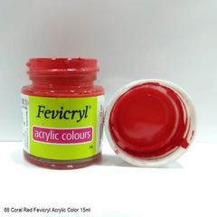 Fevicryl Acrylic Coral Red 15ml