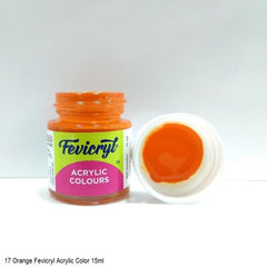 Fevicryl Acrylic Orange Colour 15ml