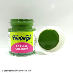 Fevicryl Acrylic Sap Green Colour 15ml