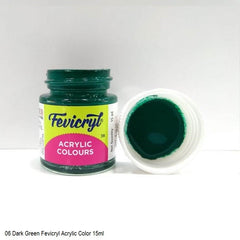 Fevicryl Acrylic Dark Green Colour 15ml