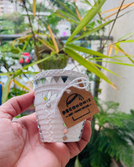 Decohomie Kulhad Planter with Lippan Art for succulent