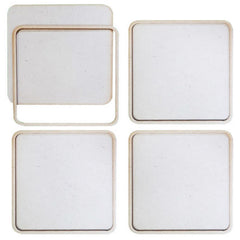 Tea Coaster MDF square Design (set of 4)