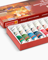 Camlin Artist Acrylic Colours Camlin 12 Shades X 20 ML Tubes