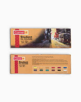 Camel Student Oil Colours  12 shades in 9ml