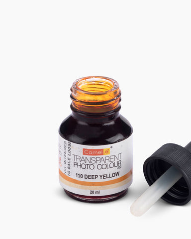 Camel Transparent Photo Colours  Deep Yellow in 20ml