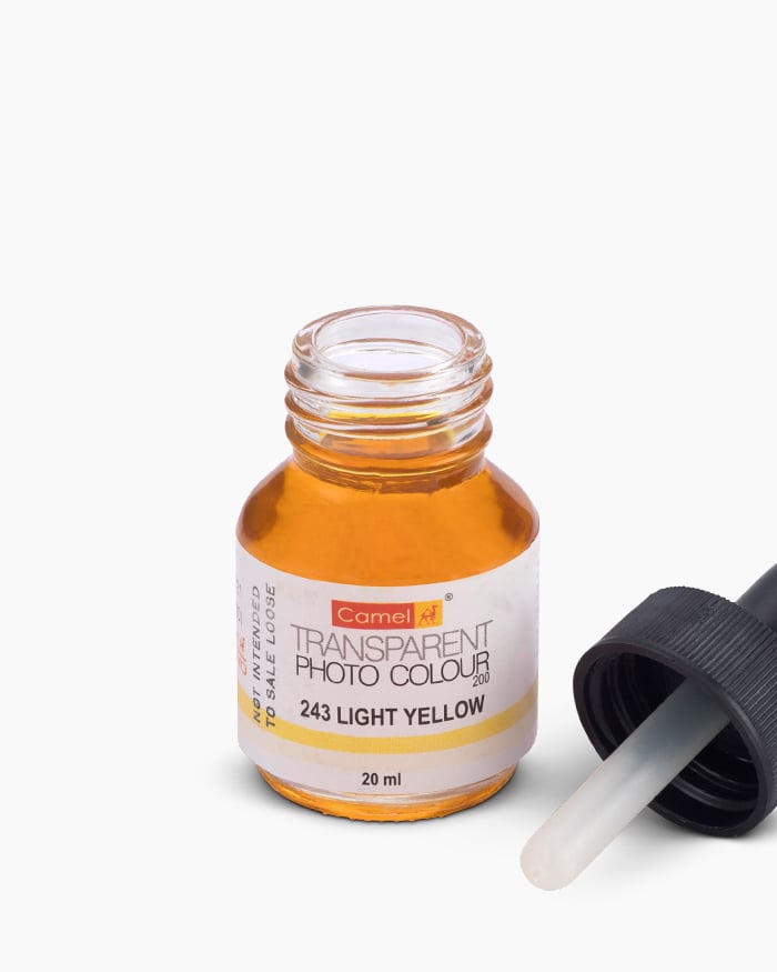Camel Transparent Photo Colours Light Yellow in 20ml
