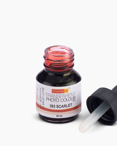 Camel Transparent Photo Colours  Scarlet in 20ml