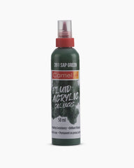 Camel Fluid Acrylic Colours Sap Green in 50ml