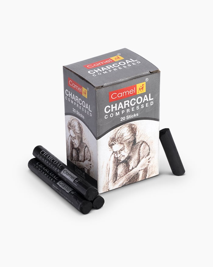 Camel  Compressed  Charcoal Sticks Pack of 20 sticks (1 Pcs)