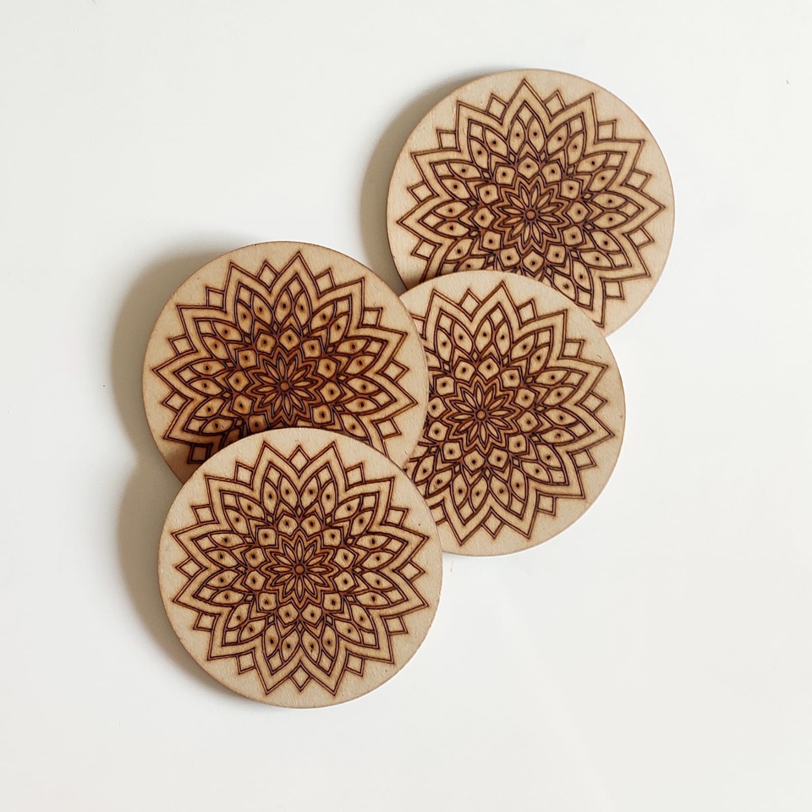 MDF - Predrawn Mandala coasters - mandala