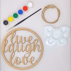 MDF - Live Laugh Love DIY kit