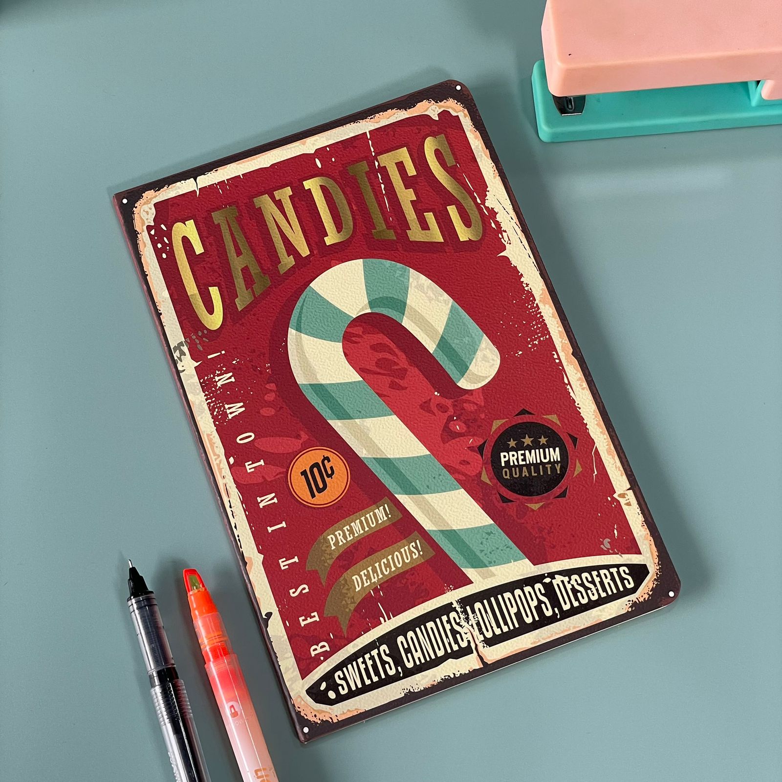 Note Books Vintage Style - Candies