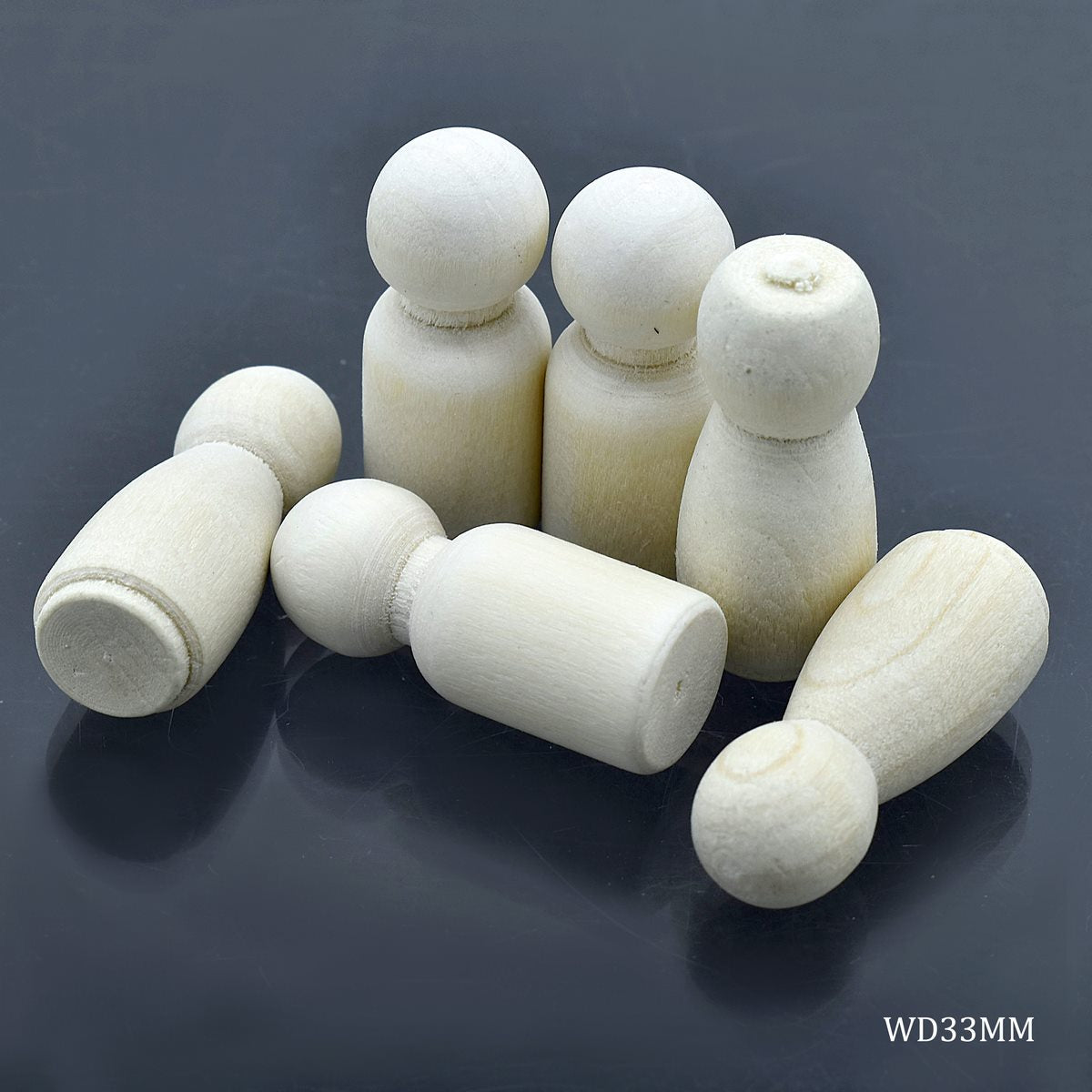 Wooden Doll Raja And Rani 6Pcs