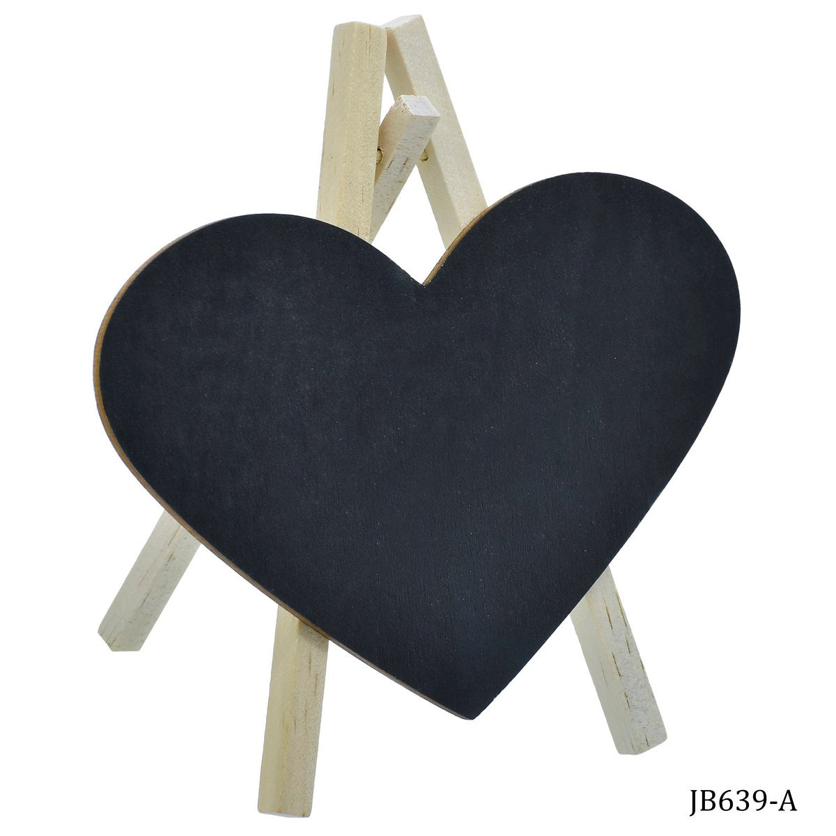 Black Board With Stand Mini Small Heart