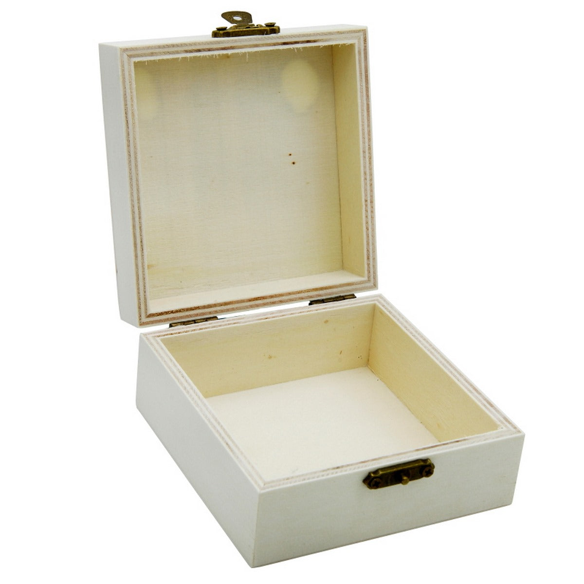 Wooden Empty Box 1pcs 4x4x2inch