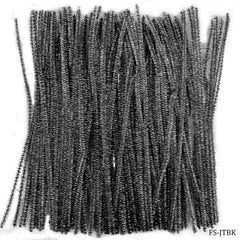  Craft Decorative Roll Glitter 100pcs Black