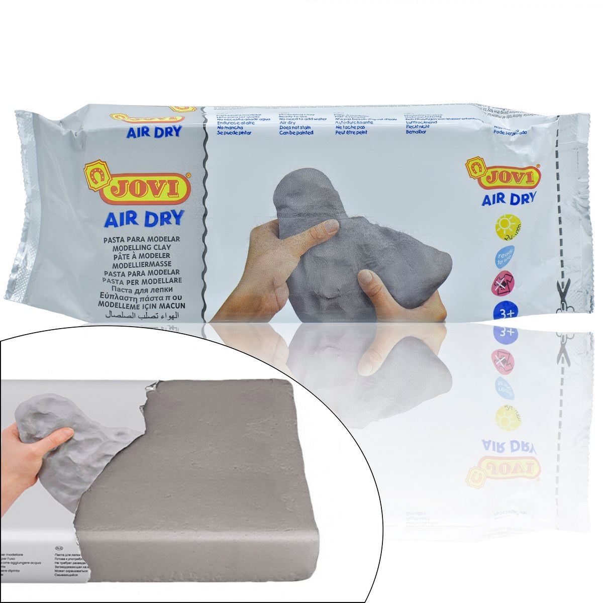 Jovi Air Hardening Bar 500 GR. Grey Art85G