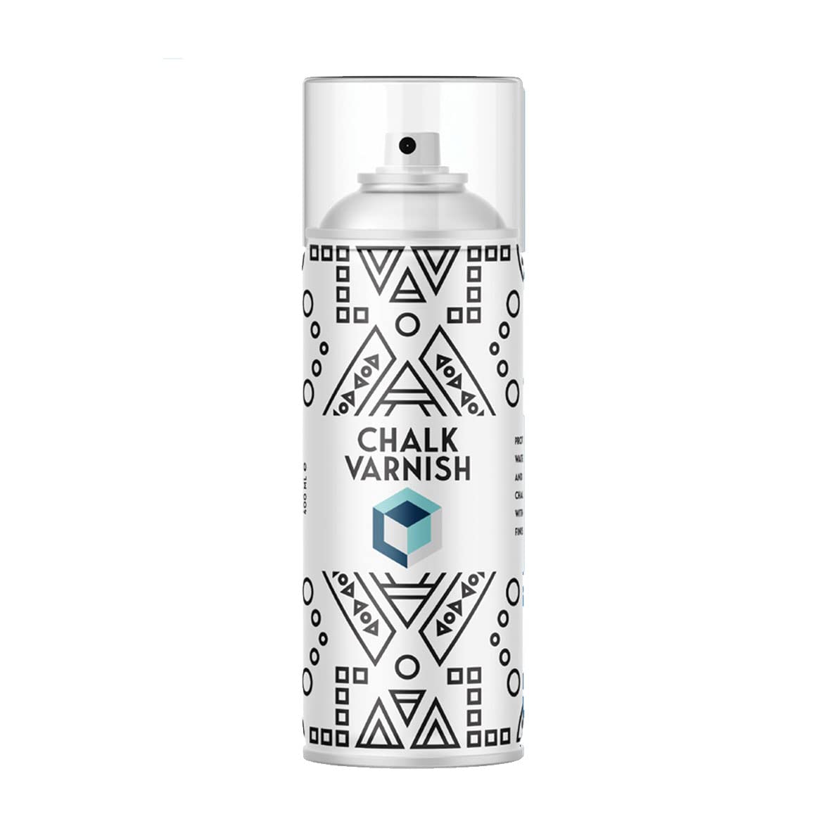 Cosmos Lac Chalk Effect Varnish Extreme Matte Spray Paint for DIY or Professional Use on Most Surfaces - Clear