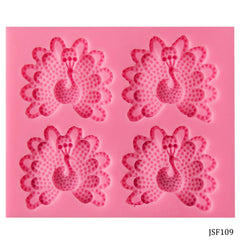 Silicone Mould Peacock JSF109
